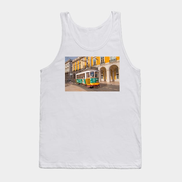 Eléctrico amarelo. Lisbon tram. Tank Top by terezadelpilar